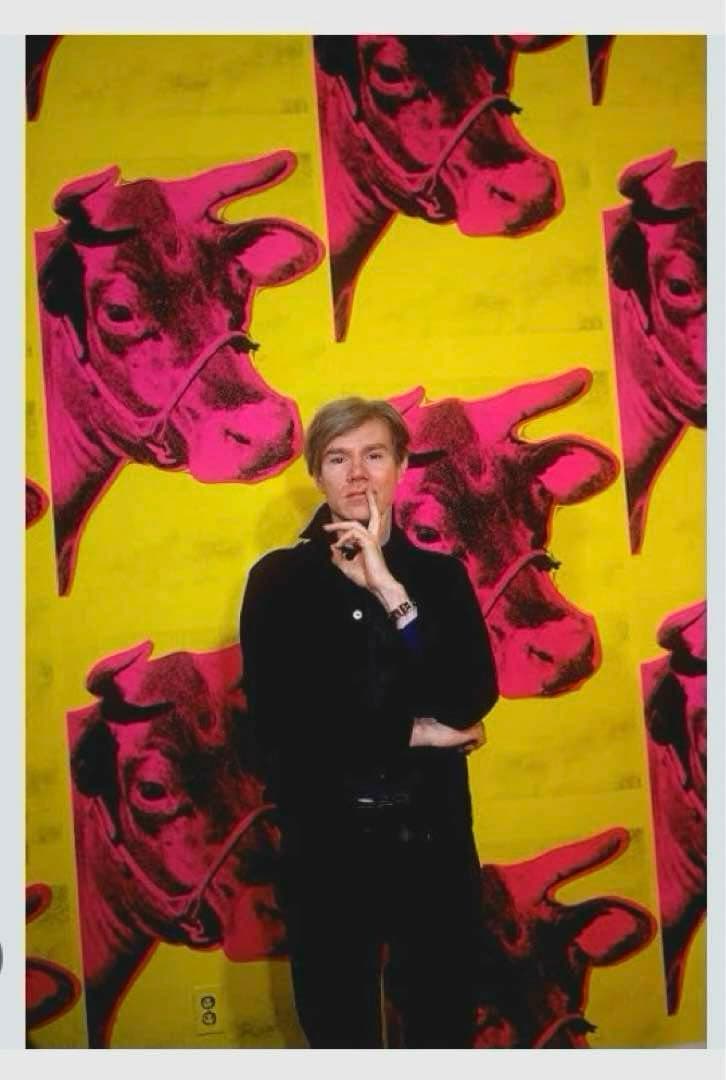 アンディーウォーホル　　　　　　　　　　　　　　イタリア製 シルクスカーフ