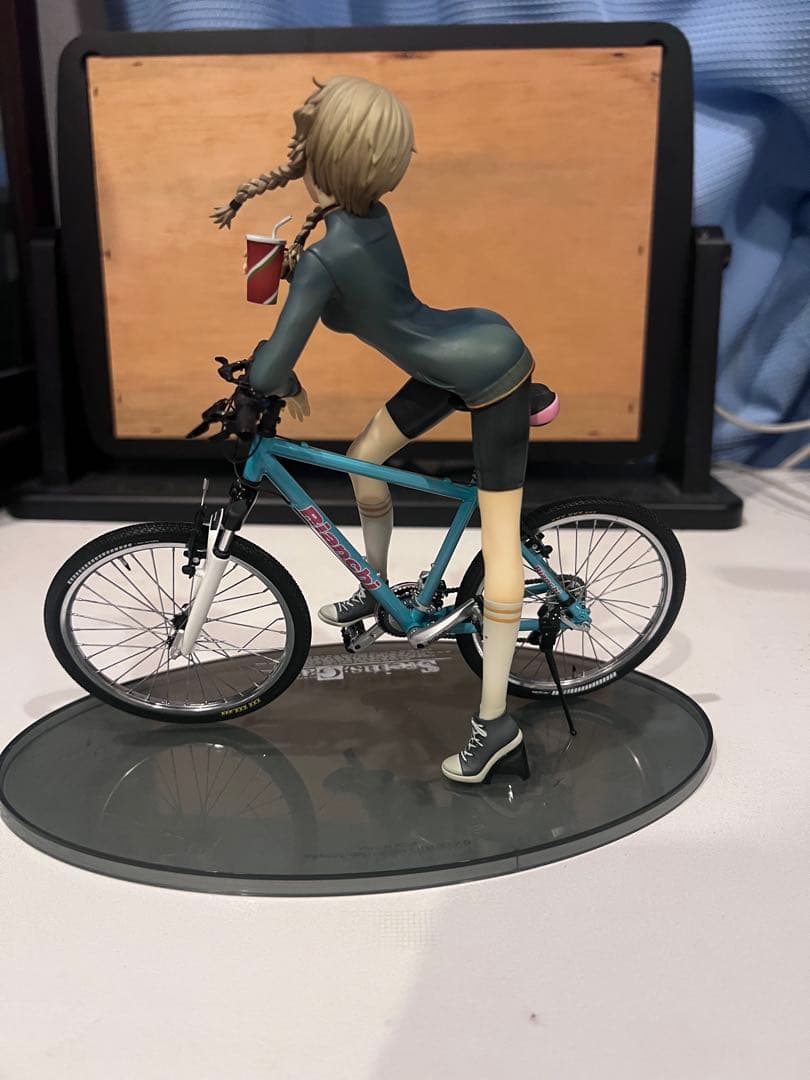 Steins;Gate 阿万音鈴羽 フィギュア クロスバイク　Bianchi