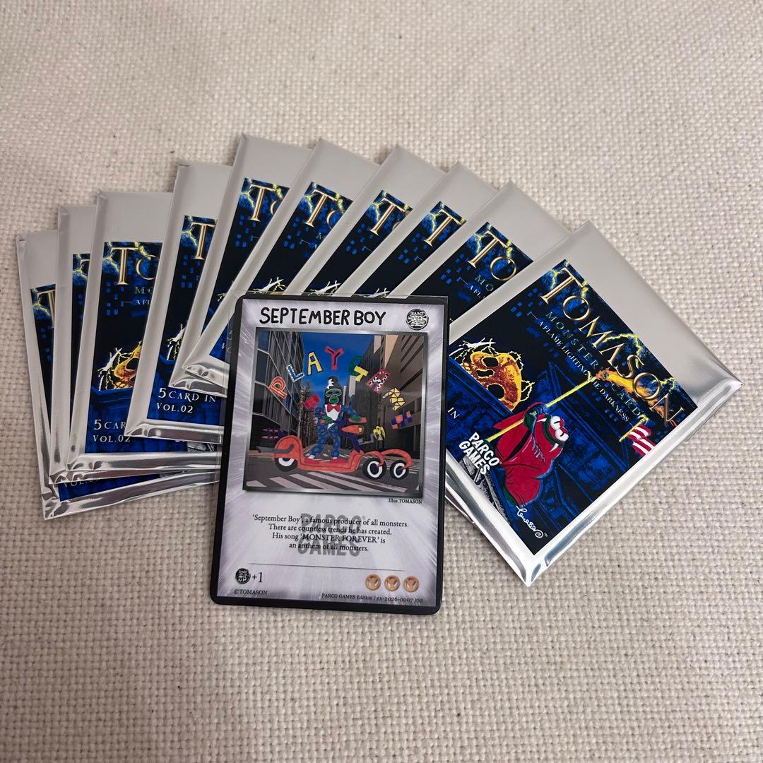 TOMASON MONSTER'S CARD Vol.2 10パック＋プロモ1枚