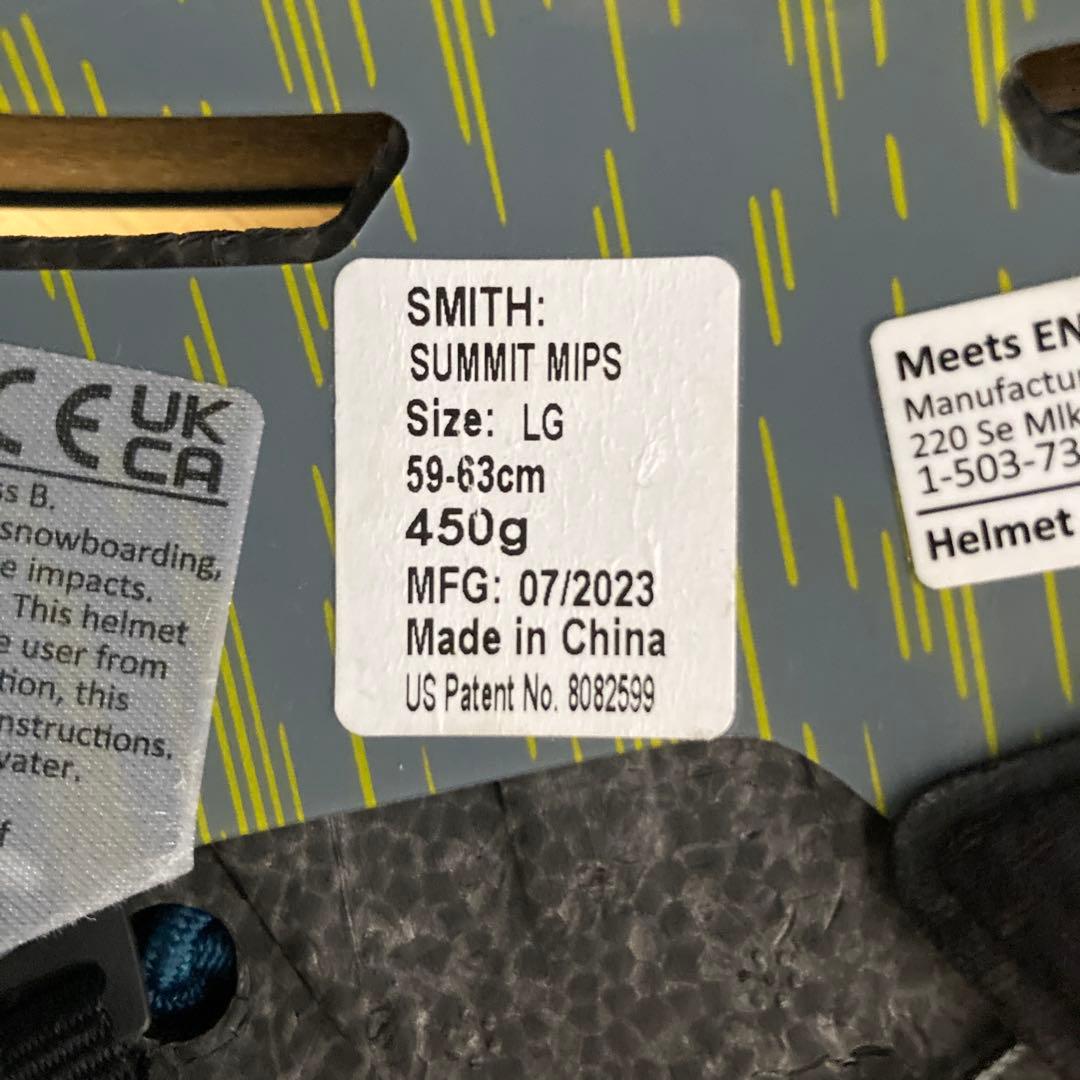 SMITH Summit ヘルメット MATTE PACIFIC Lサイズ