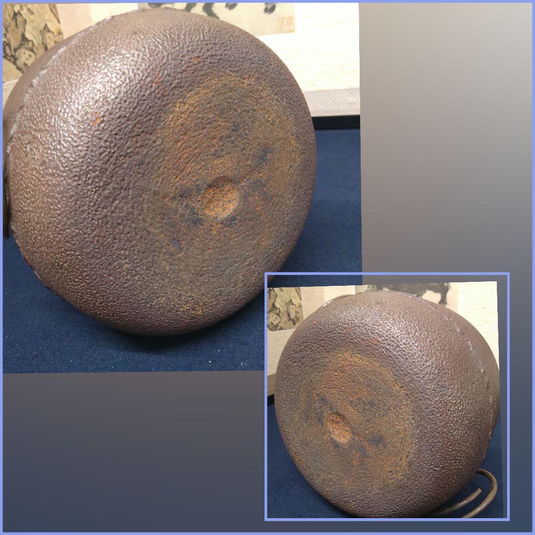 AD61 人間国宝 高橋敬典 利休好 萬代屋釜 茶釜 作歴付 栞付 共箱