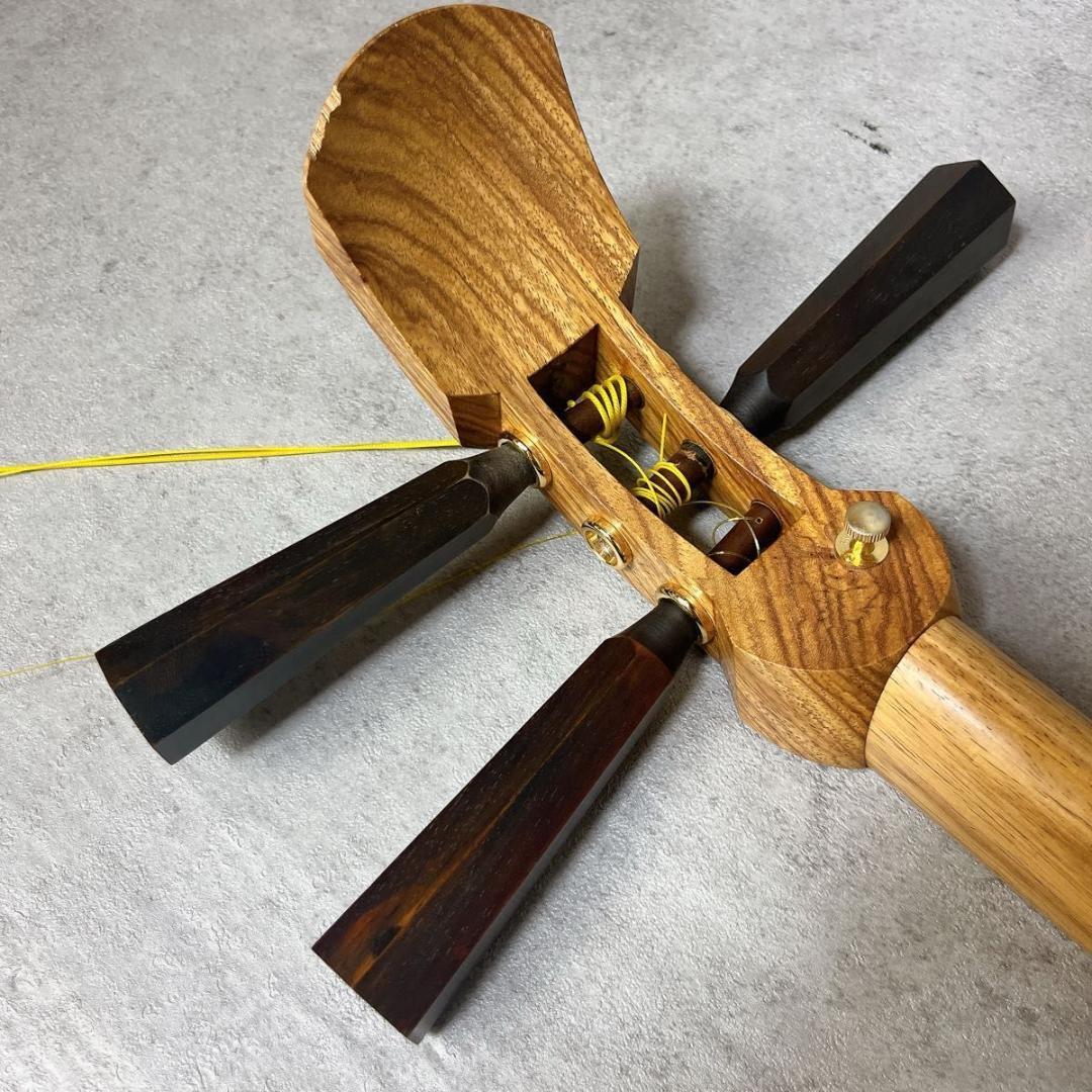 津軽 三味線 正寸 太棹 延棹 延べ棹 丸打胴 東さわり ケース バチ 撥