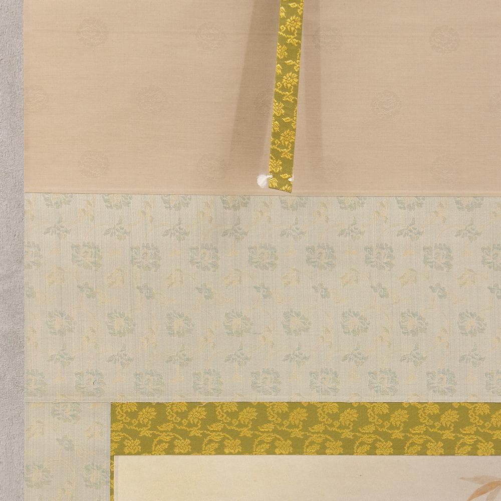 ※Tsutsuzi Sato　掛軸 横幅 水越由喜「桜」共箱