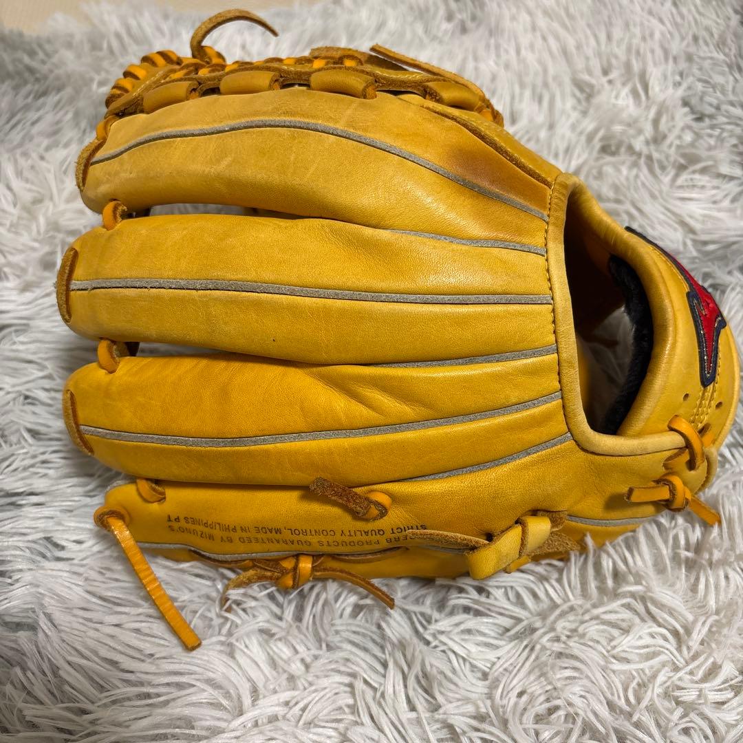 軟式グローブ Mizuno Diamond master イエロー
