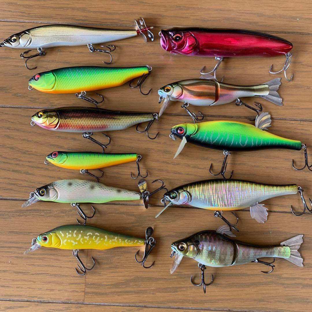 バス釣り引退BOXセット　おまけ新品未使用スピナーベイト 5枚付き