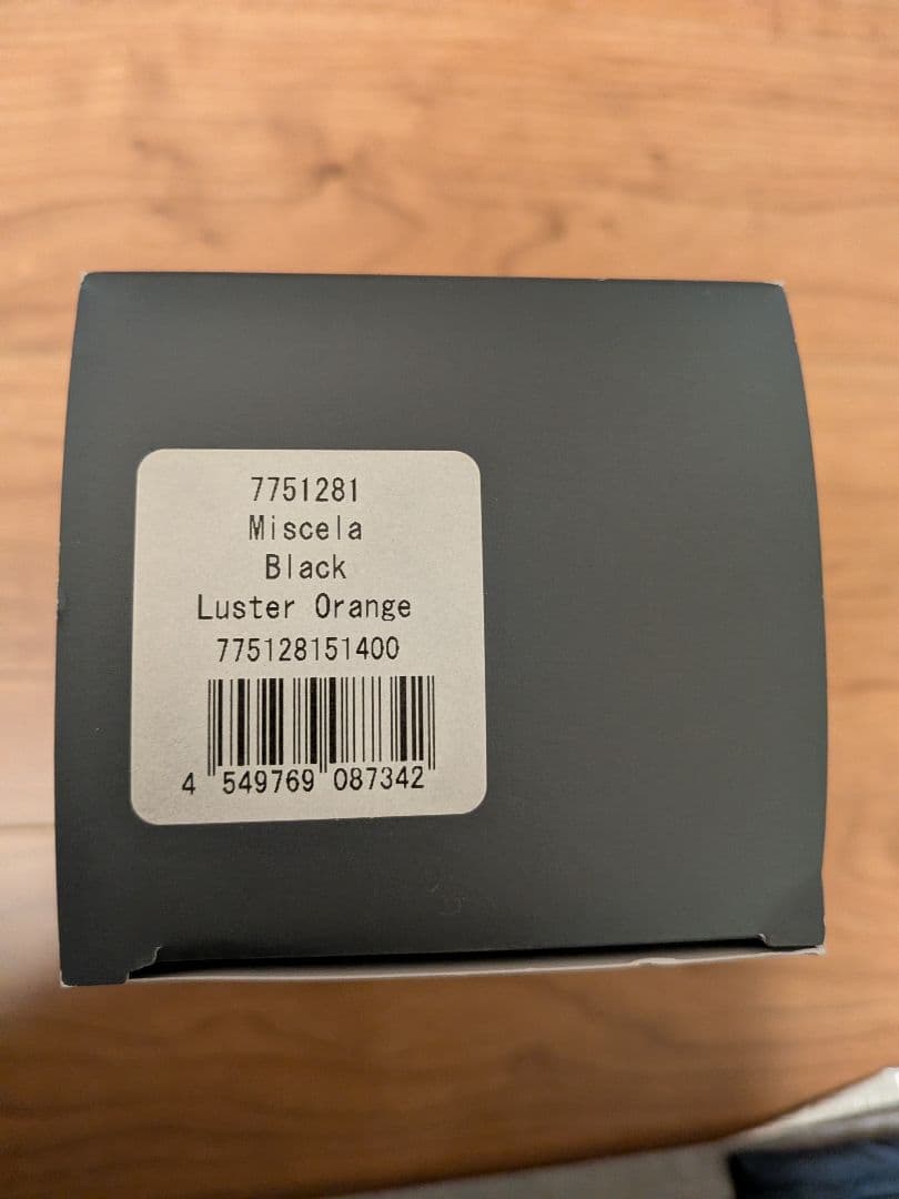 サイトマスター　ミセラ　ブラック　ラスターオレンジ　TALEX