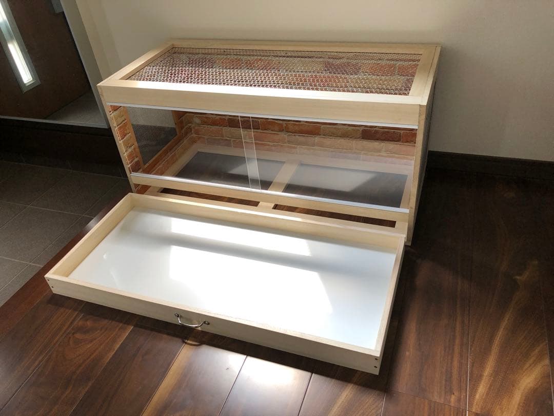 新品未使用　木製ケージ　ハリネズミ　ハムスター　小動物　爬虫類　両生類