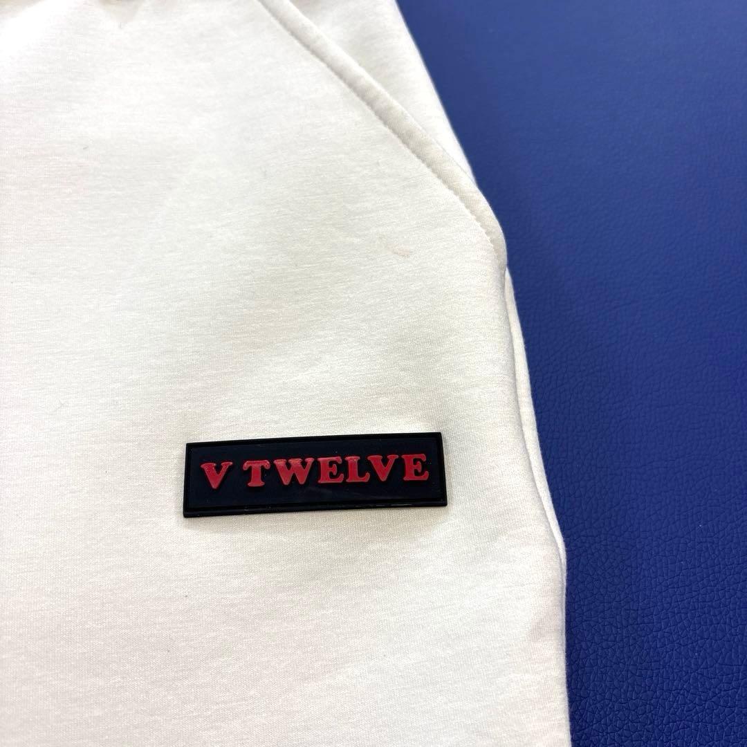 V12 スウェット　ロングパンツ　ジャージ　ゴルフ　ホワイト　大きいサイズXL