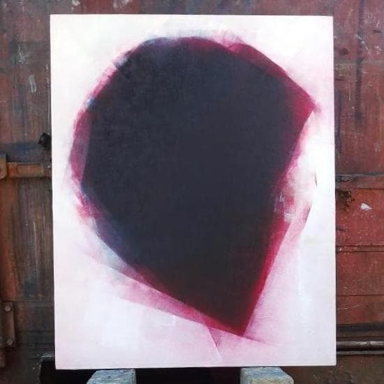 肉筆 /油彩　抽象画 HOLE 21.08  /F30号