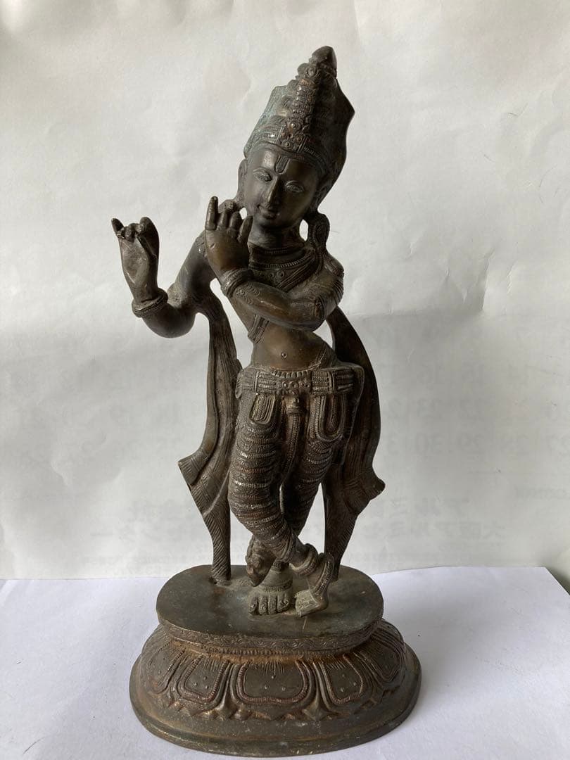 大（古）仏像，古銅製，時代物。