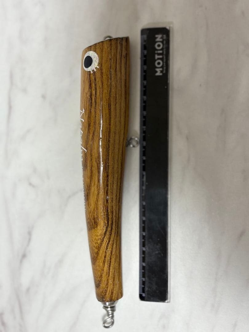 トップウォータールアー グリーン・木目調 約内寸17cm