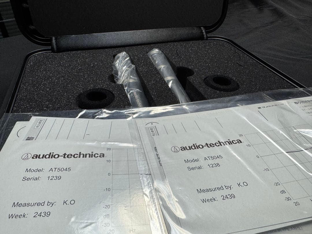 【超美品】AT5045 Audio Technica シリアルナンバー連番ペア