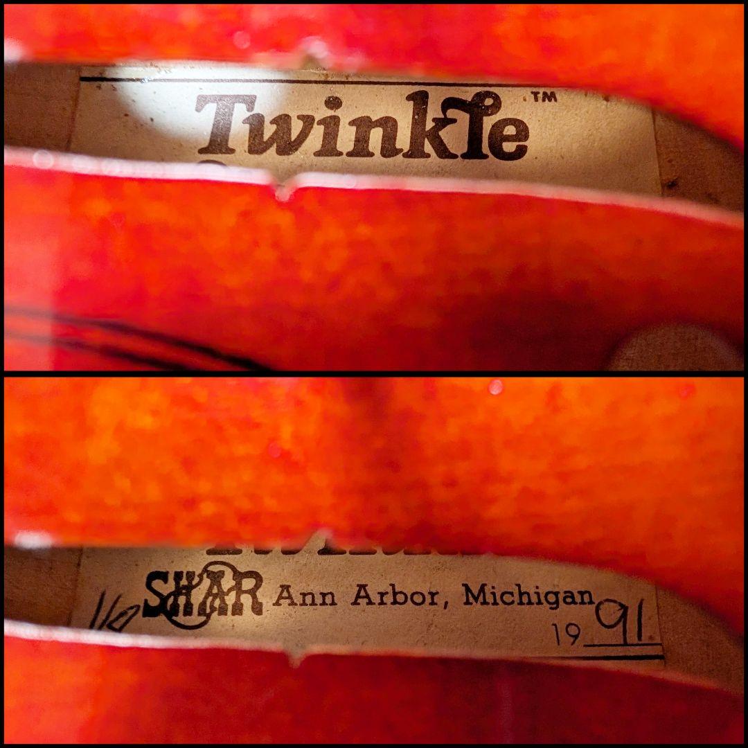 分数バイオリン 1/8 米国製 1991年製 7歳頃まで