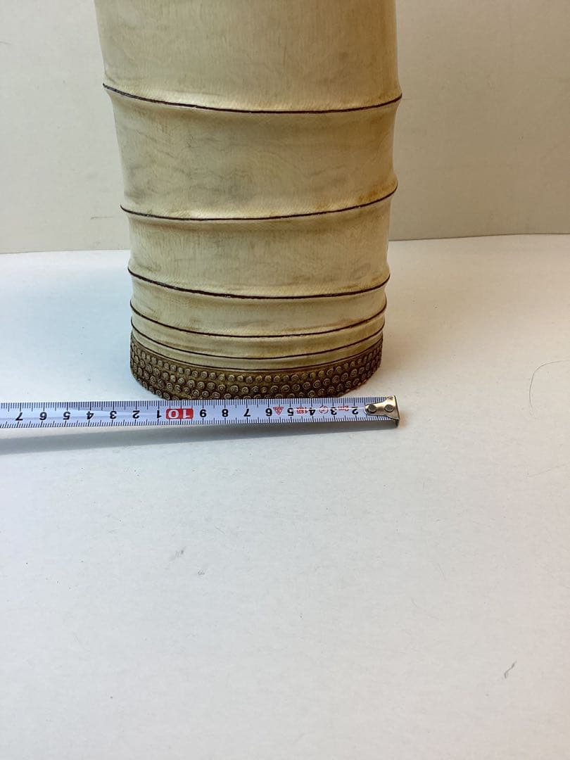 ［珍品］極上 笔筒 花器 ￼置物　高さ26cm 重さ1550g 送料込み