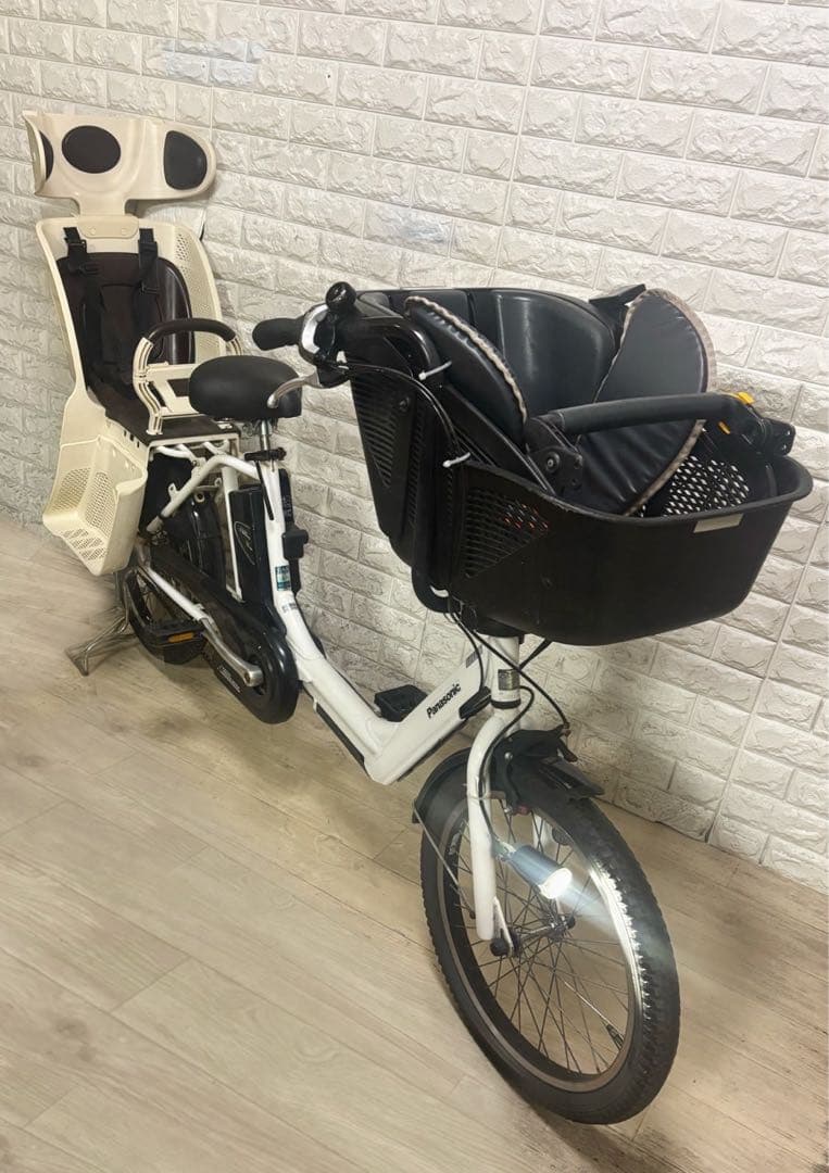 ✨美品✨大容量8Ah✨室内保管✨パナソニック ギュット　子供乗せ電動自転車