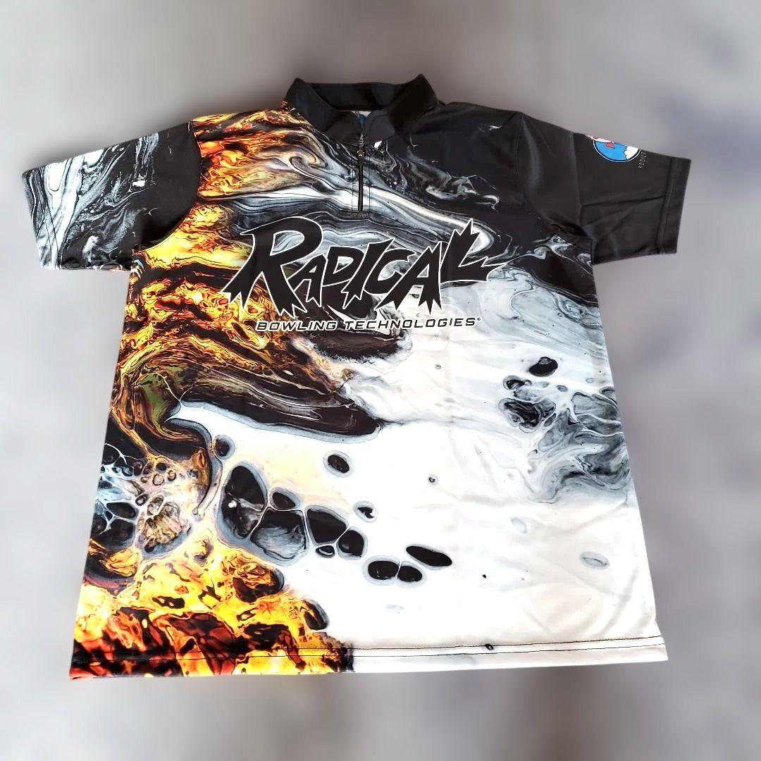 ✨新品✨ボウリングウェア　ラディカル　RADICAL　【M】ブラック　ゴールド