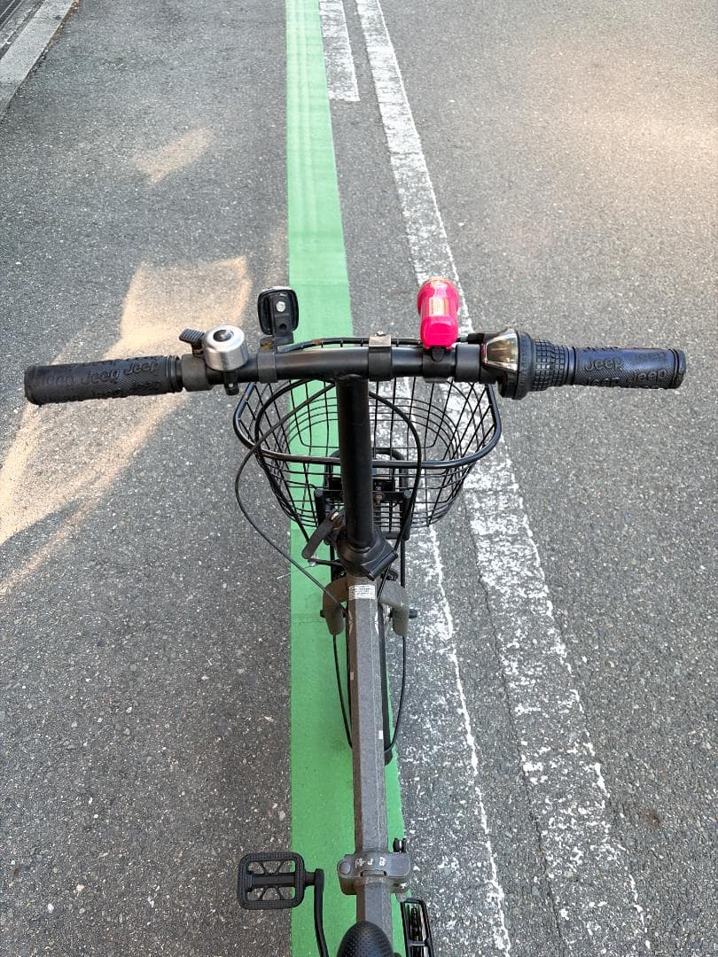 大阪京都限定 JEEP ジープ 折り畳み自転車 JE-206GRS ミニベロ