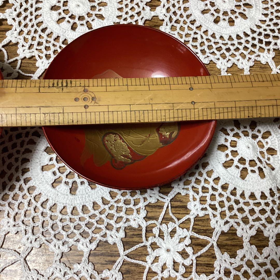 k2f15 赤い盃3枚セット 福