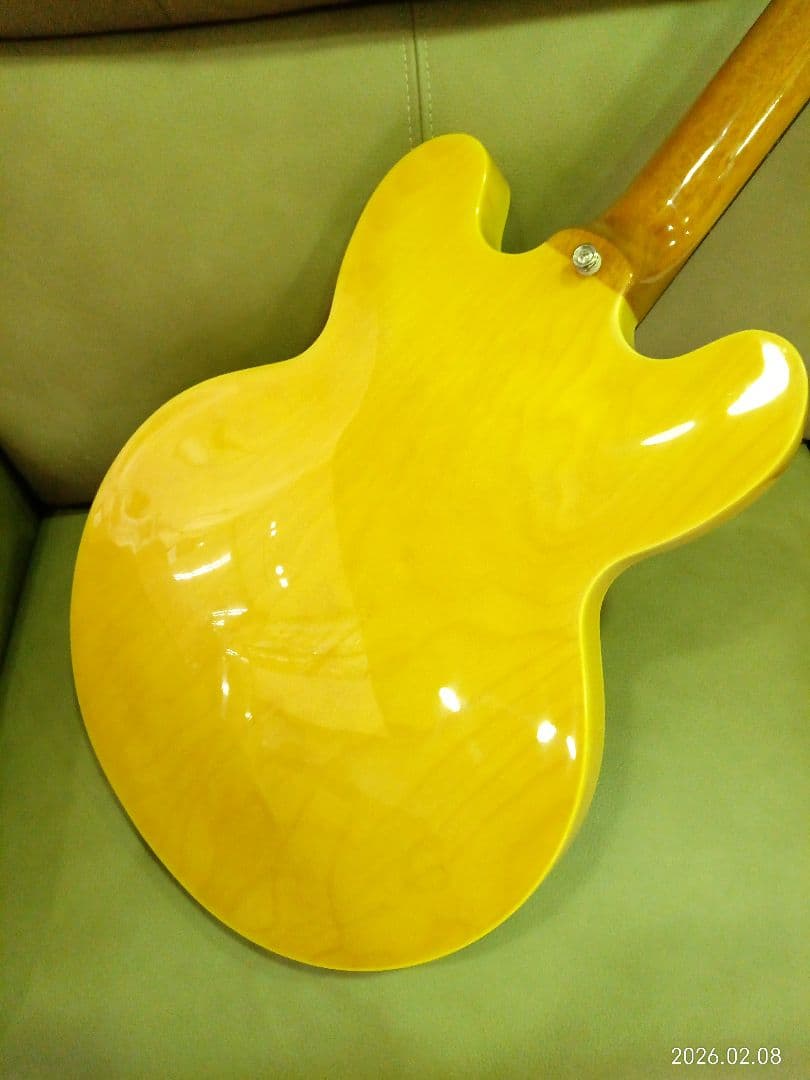 Epiphone　DOT NA ナチュラル　傷なし　ネック良好　保管品　超美品