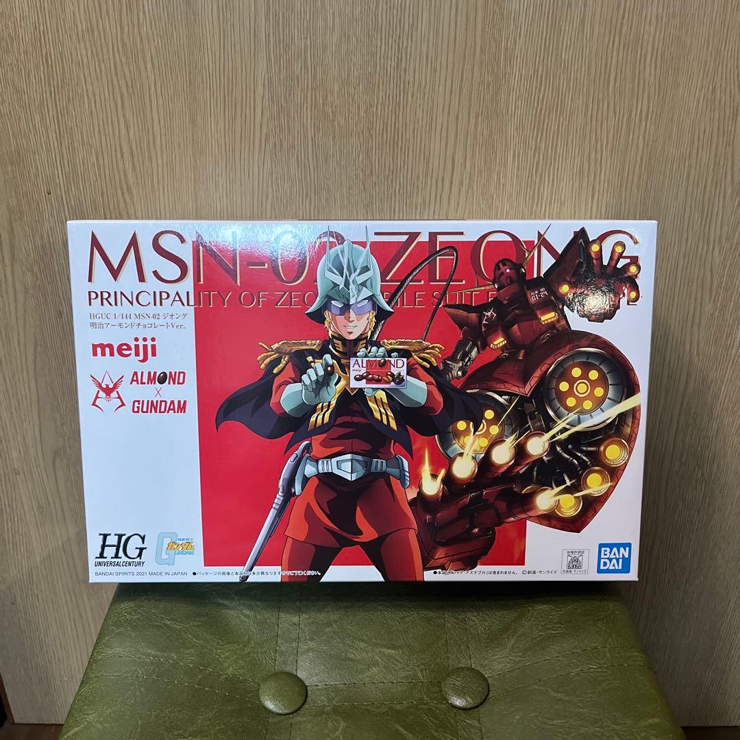 HG 1/144プラモデル　明治アーモンドチョコレートver. ジオング