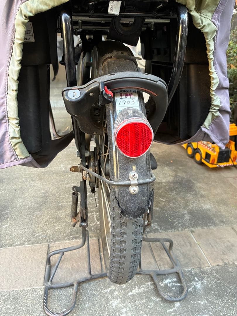 美品Yamaha pas kiss電動アシスト自転車 チャイルドシート付き