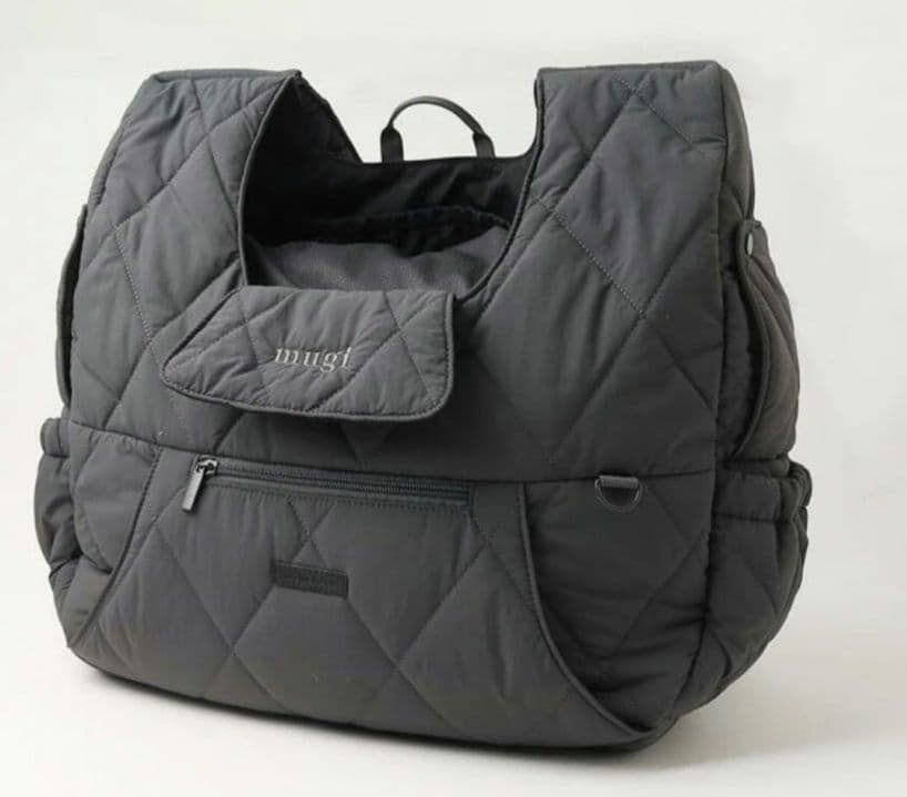 moncheri モンシェリ キルティング リュック キャリー グレー