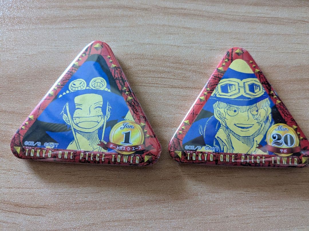 東京ワンピースタワー トンガリバースデー缶バッジ