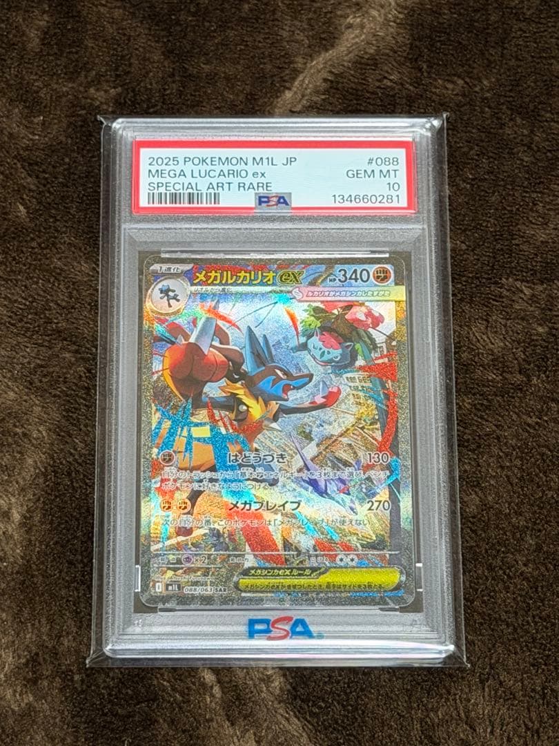 メガルカリオex SAR メガブレイブPSA 10