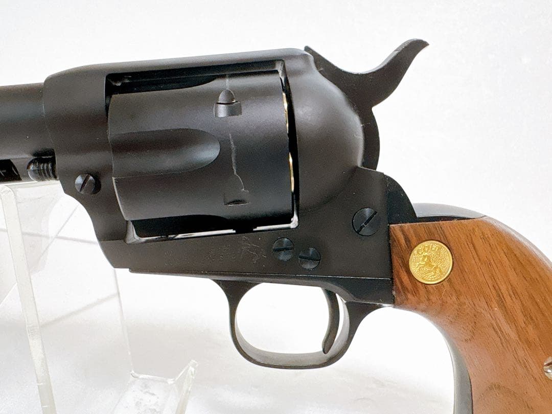 【美品】COLT SAA .45 4inch 木製グリップカスタム モデルガン