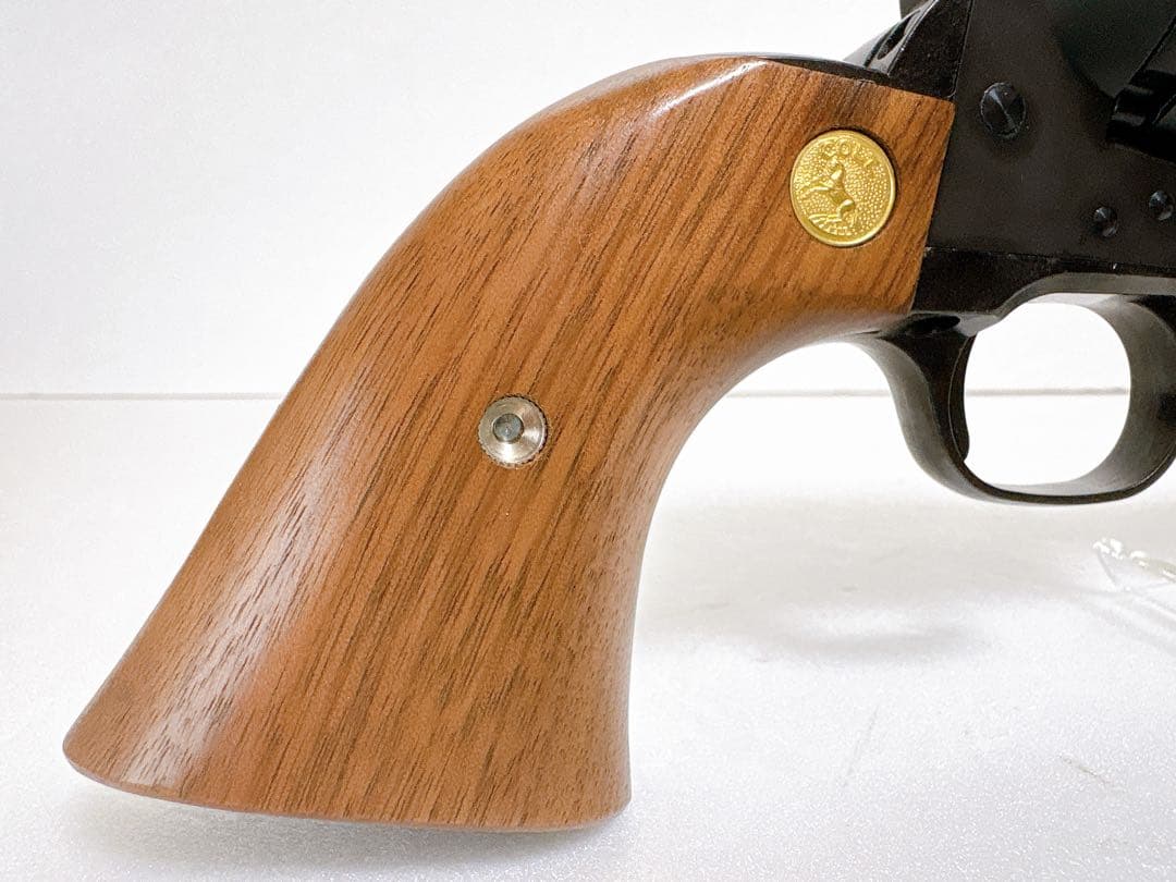 【美品】COLT SAA .45 4inch 木製グリップカスタム モデルガン