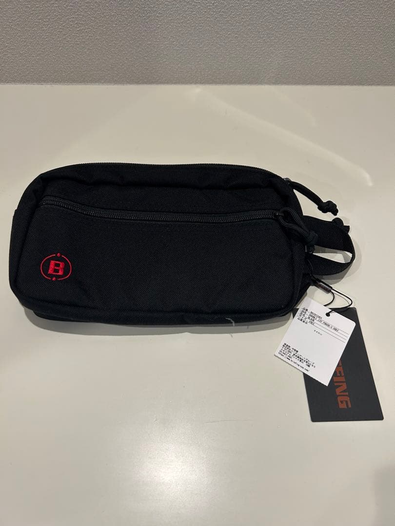 【新品未使用タグ付き】BRIEFING ブラック ポーチ