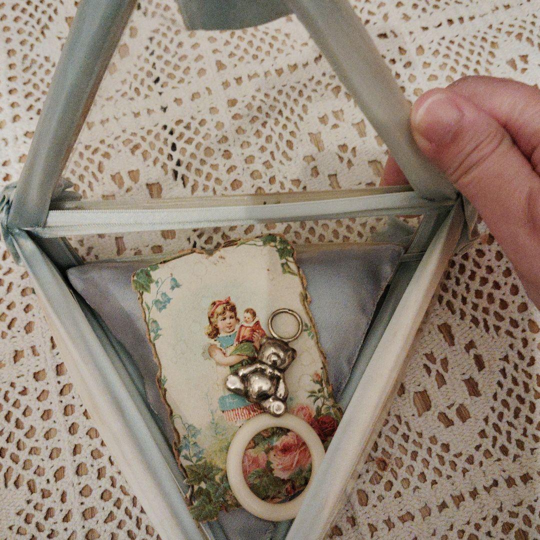 フランスアンティーク♡りぼんガラスケースおまけ付き