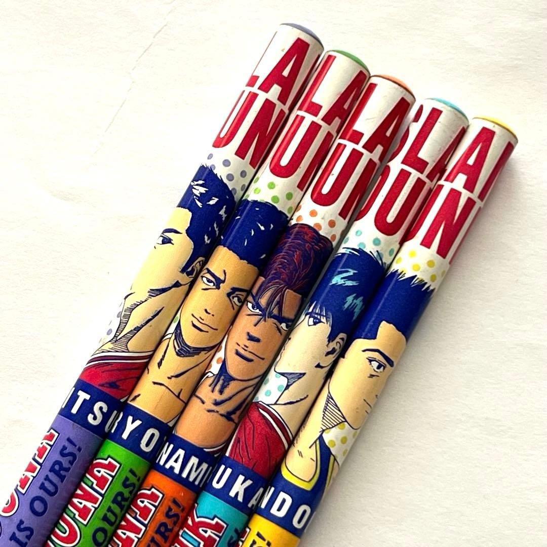 スラムダンク❤️鉛筆 5本セット　バスケットボール　イラスト