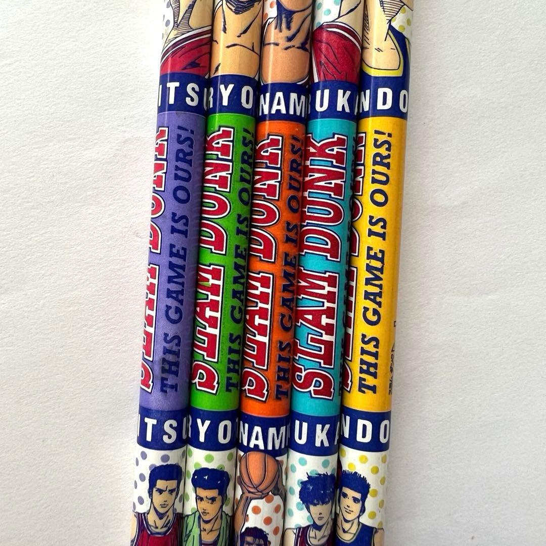 スラムダンク❤️鉛筆 5本セット　バスケットボール　イラスト