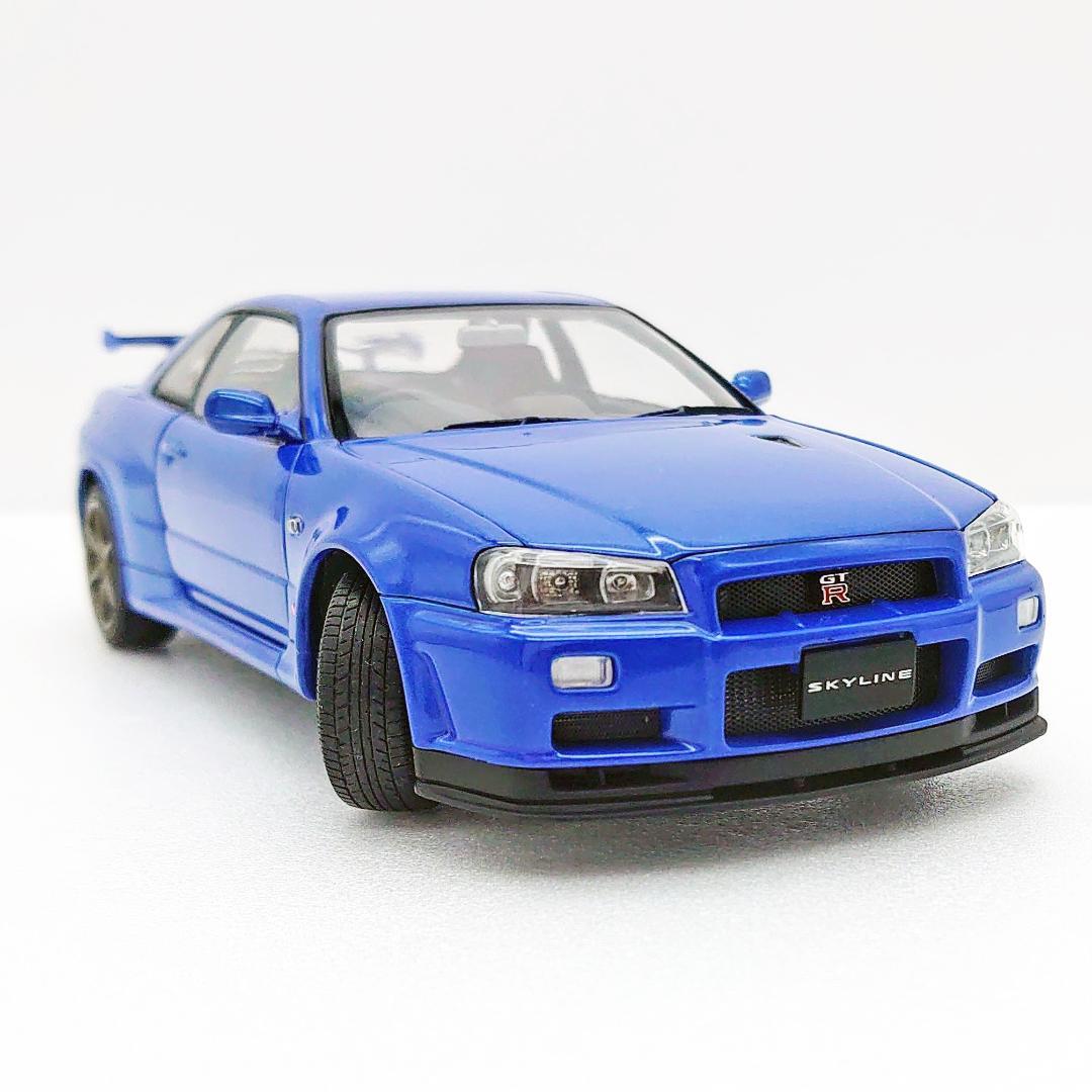 EBBRO　1/24　ニッサン　スカイライン　GT-R　R34　V-SPEC　Ⅱ
