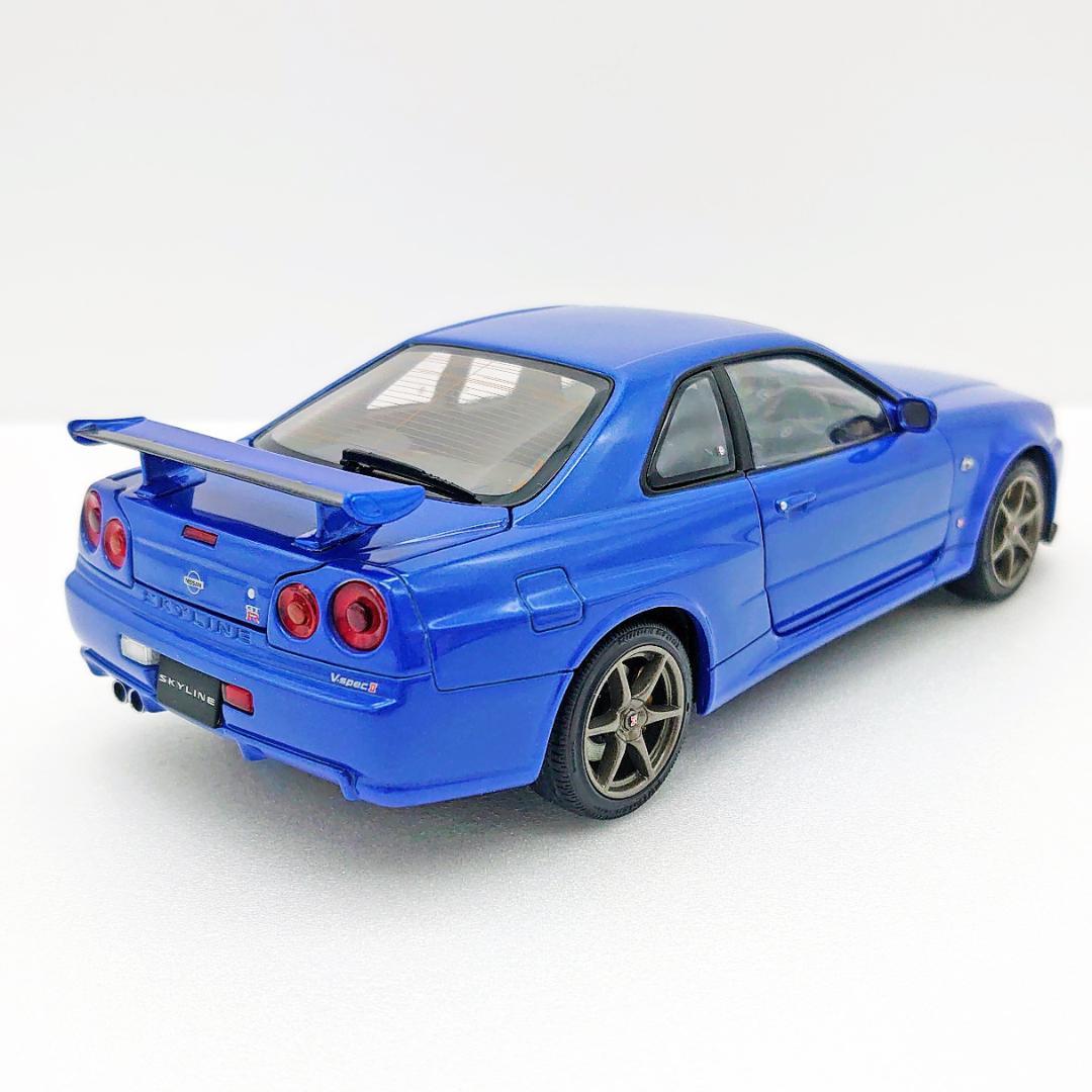 EBBRO　1/24　ニッサン　スカイライン　GT-R　R34　V-SPEC　Ⅱ