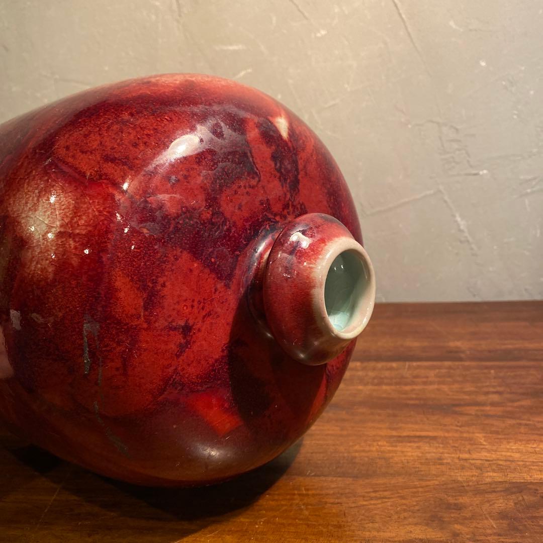 中国美術 釣窯 飾り壺 花器 オブジェ インテリア 美術品 骨董品