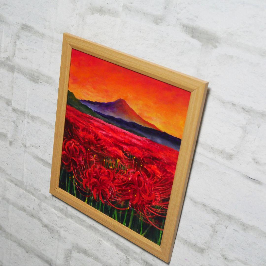 油絵 油彩 油彩画 絵 絵画【秋日和】