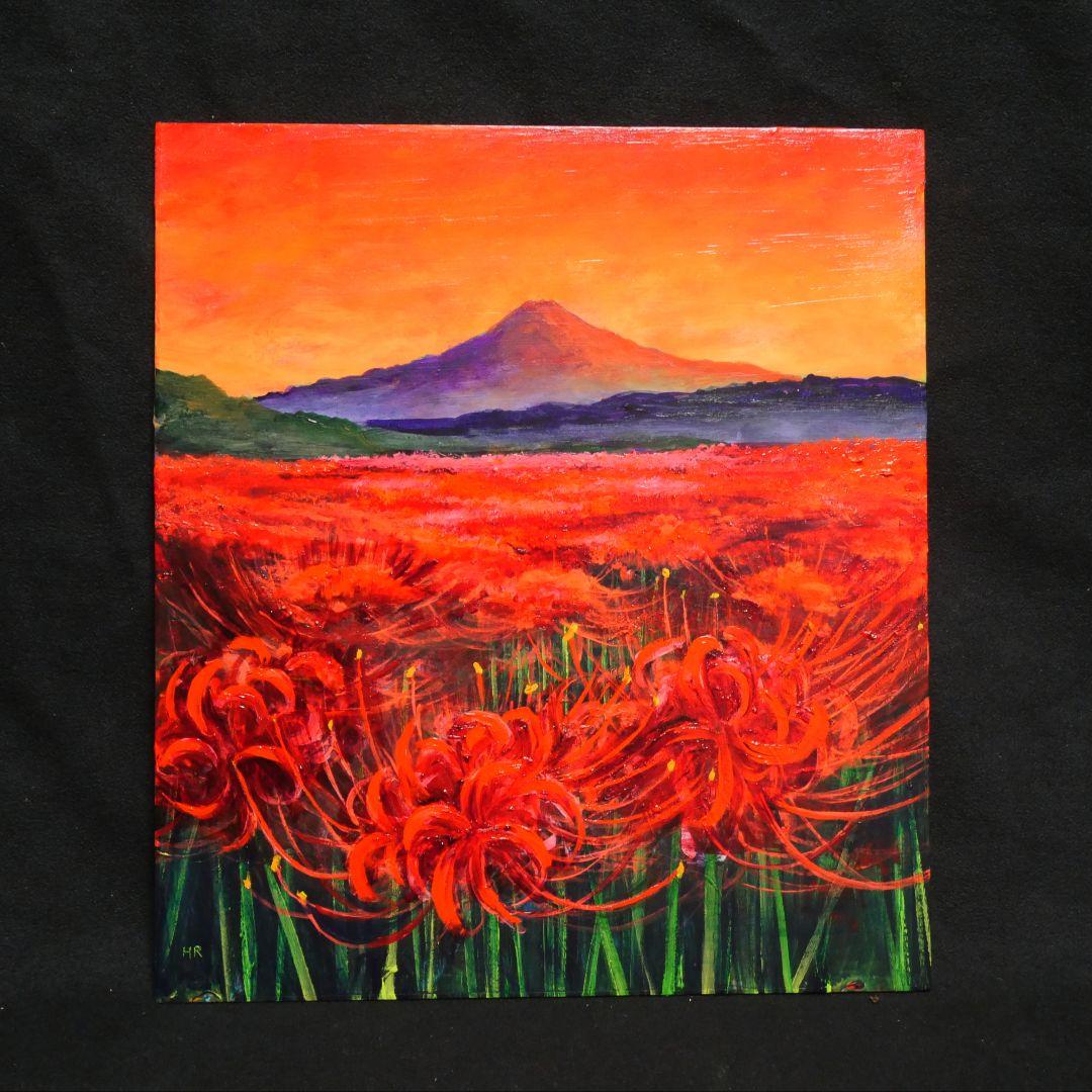 油絵 油彩 油彩画 絵 絵画【秋日和】