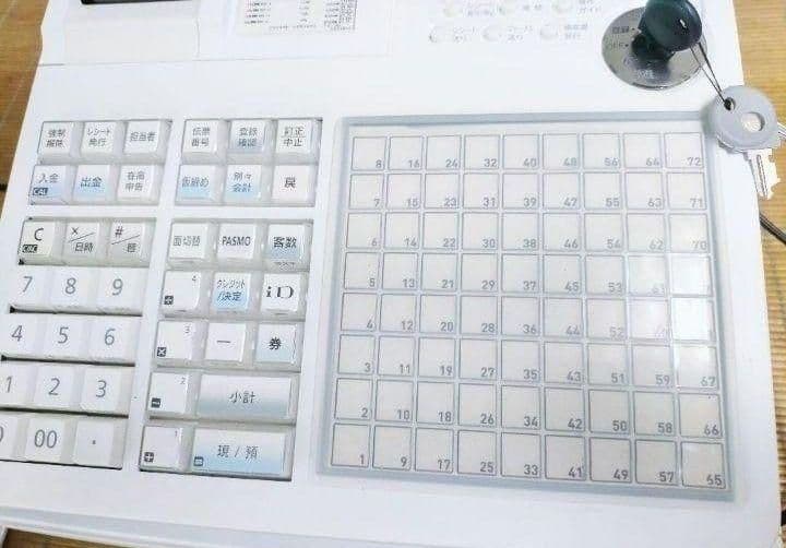 カシオレジスター　TK-6500　設定無料　72タッチ3面高性能　0150000