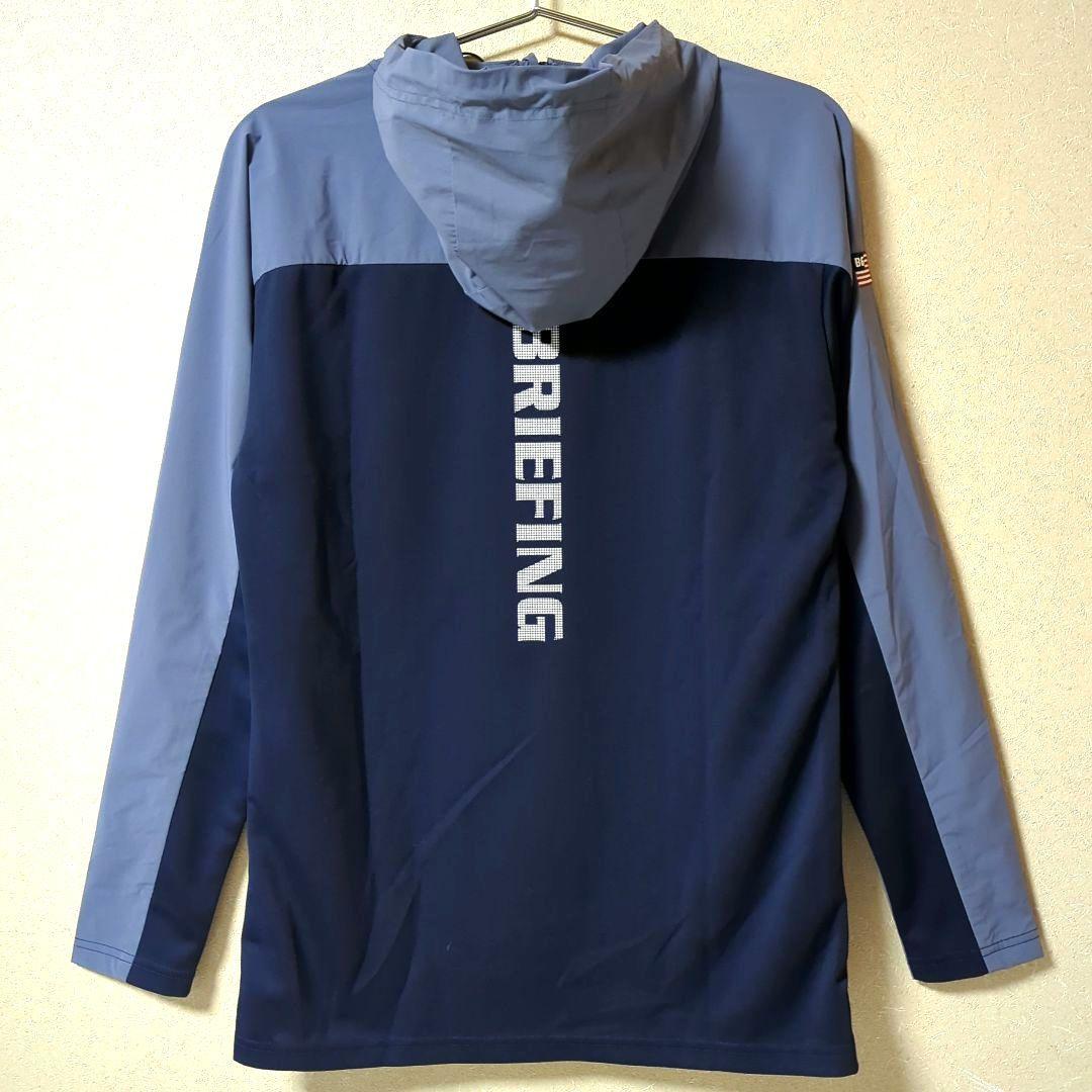 ブリーフィング　ハーフジップ フーディー　ネイビー　サイズS