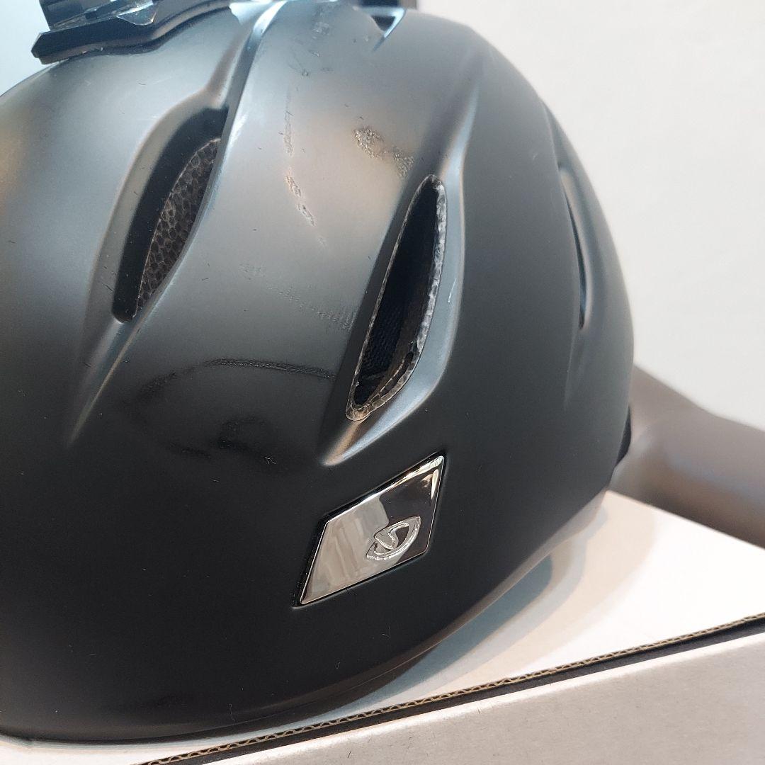 GIRO スノーヘルメット NINE AF マットブラック L バック付き