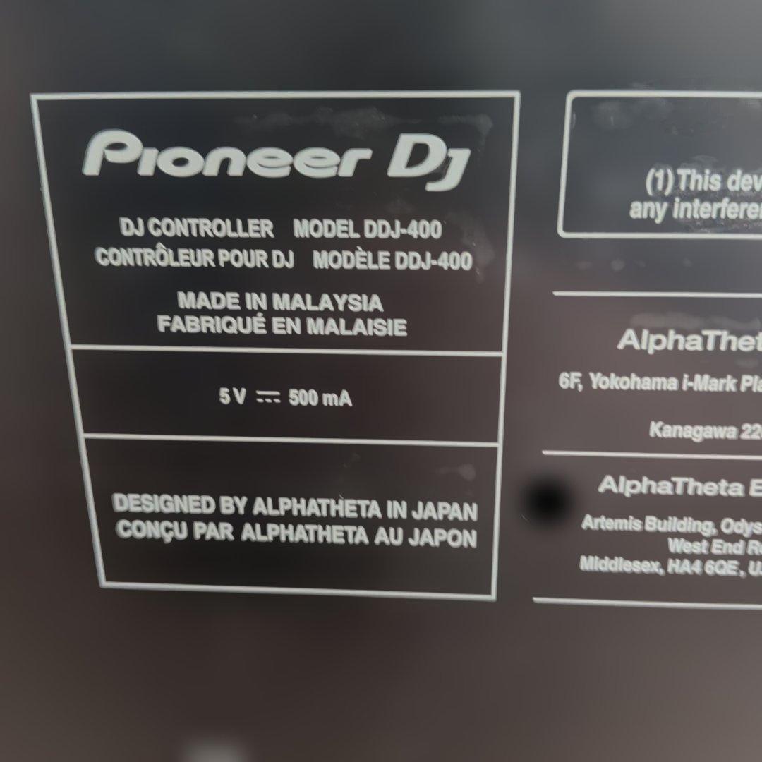 Pioneer DJ DDJ-400 2020年製 付属品・元箱あり