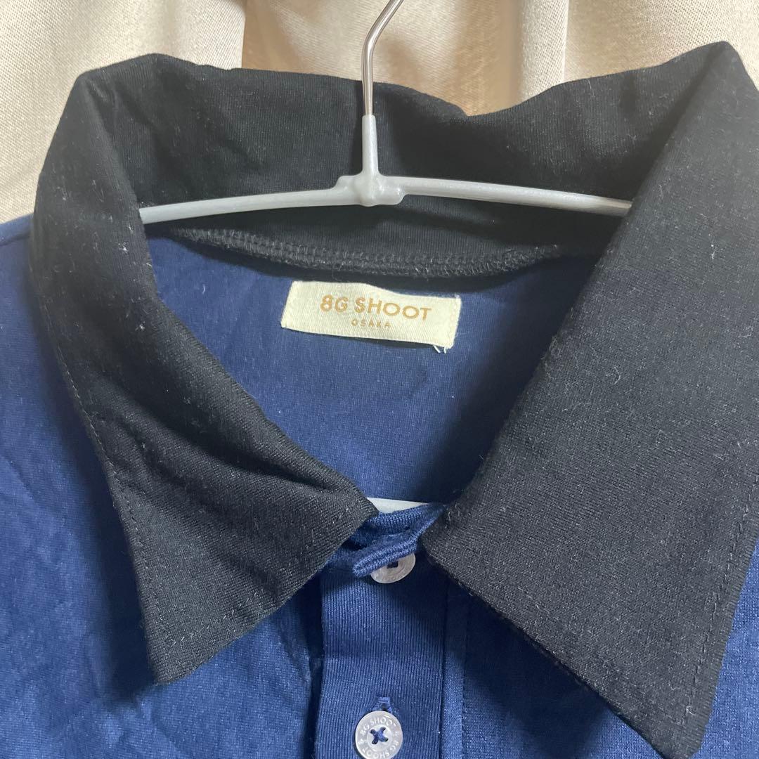 8gshoot ネイビー ポロシャツ