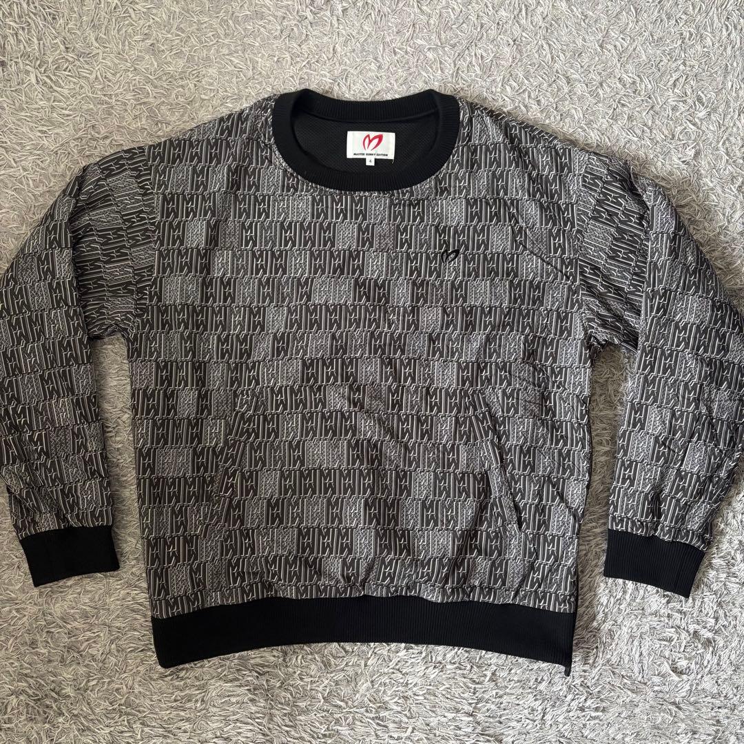 【美品】マスターバニー ブルゾン アウター スニードジャック ロゴ総柄 サイズ4