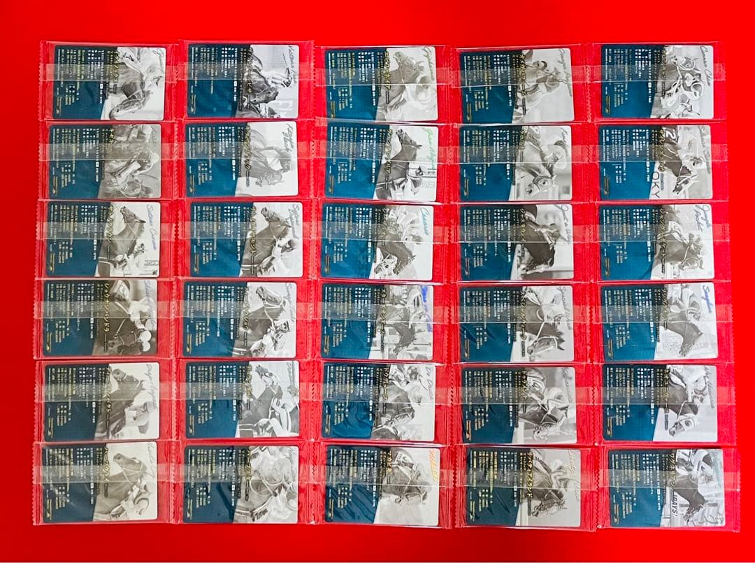 サラブレッドホースコレクションツインウエハース 金色箔押しコンプ