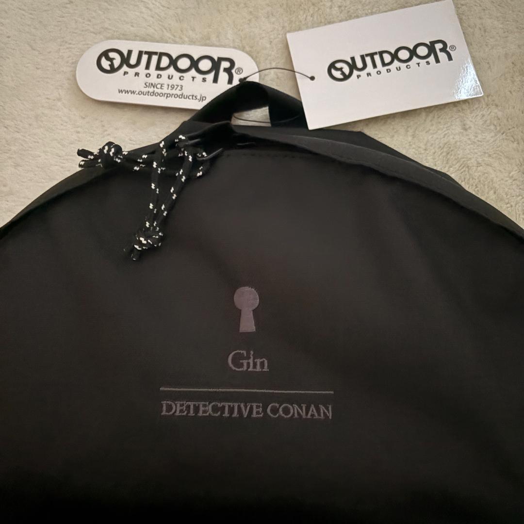 ◆名探偵コナン×OUTDOOR デイパック ブラック　（ジン）