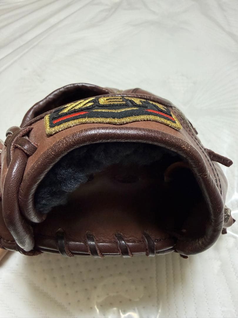 ZETT ブラウン 硬式グローブ　セカンド用