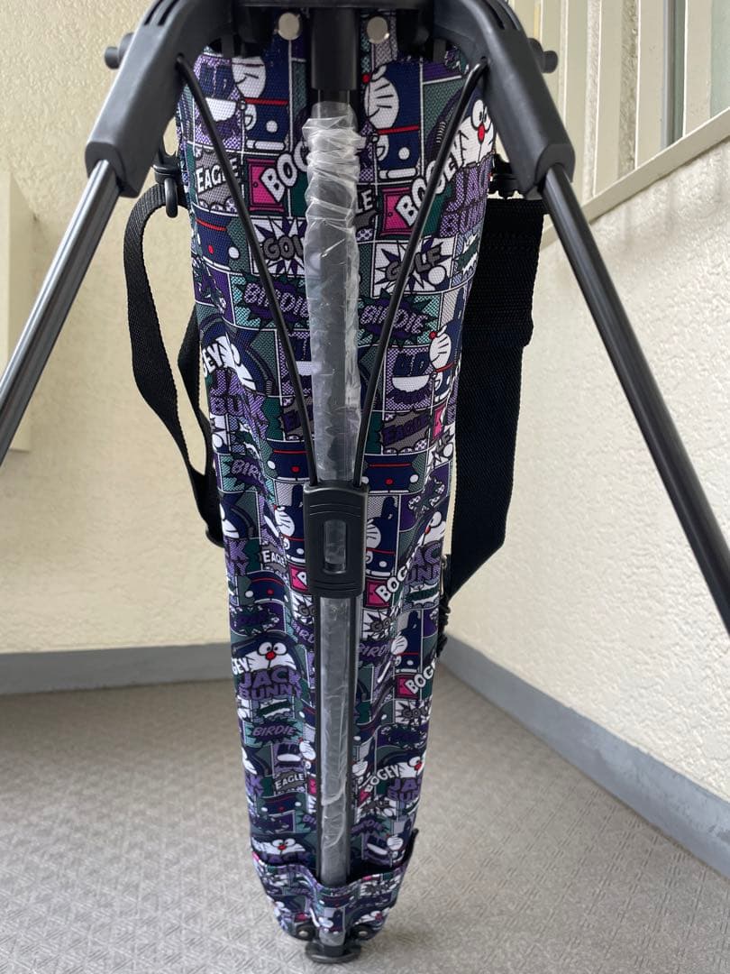 美品&未使用品●JACK BUNNYドラえもん●サブキャディバッグとヘッドカバー