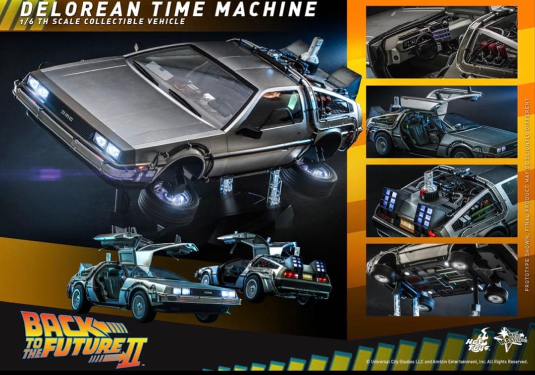 ゲンコホットトイズ バックトゥザ・フューチャー2 デロリアン タイムマシン